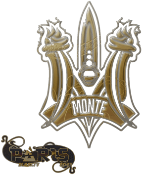 Sticker | Monte (Gold) | Paris 2023