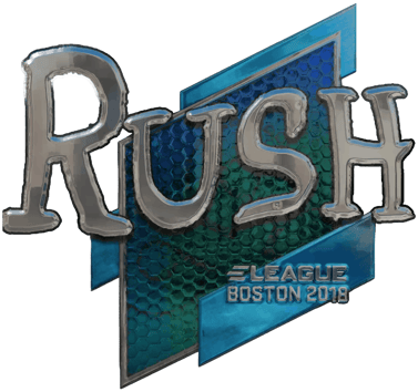 Sticker | RUSH (Foil) | Boston 2018