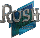 Sticker | RUSH (Foil) | Boston 2018