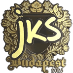 Sticker | jks (Gold) | Budapest 2025