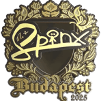 Sticker | Spinx (Gold) | Budapest 2025