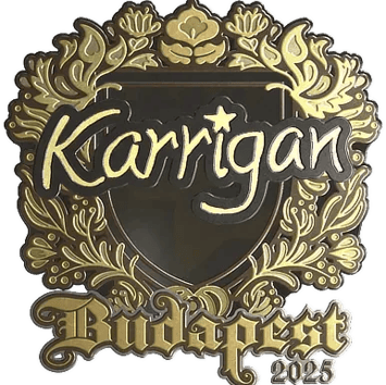 스티커 | karrigan (Gold) | Budapest 2025