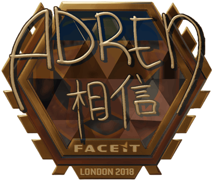 Sticker | AdreN(黃金)| London 2018