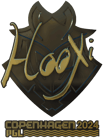 Sticker | HooXi (Gold) | Copenhagen 2024 image