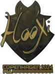 Sticker | HooXi (Gold) | Copenhagen 2024