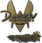 Sticker | dupreeh (Gold) | Antwerp 2022