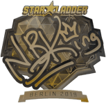 Sticker | NBK- (Gold) | Berlin 2019