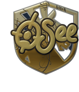 Sticker | oSee (Gold) | Paris 2023