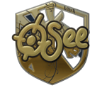 Sticker | oSee (Gold) | Paris 2023