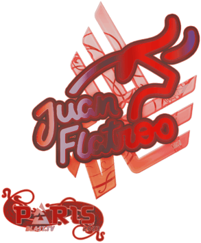 Sticker | juanflatroo (holograficzna) | Paryż 2023