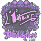 Sticker | L1haNg | Budapest 2025 image