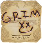Sticker | Grim | Austin 2025
