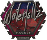 Sticker | waterfaLLZ (Foil) | London 2018 image