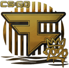 Sticker | FaZe (Gold) | 2020 RMR image