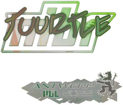 Sticker | Tuurtle (holo) | Antwerpen 2022