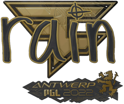 Sticker | rain (Vàng) | Antwerp 2022