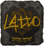 Sticker | latto (Foil) | Austin 2025