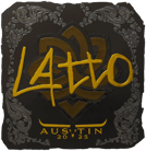 Sticker | latto (Foil) | Austin 2025 Sticker | latto (Foil) | Austin 2025 image