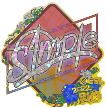 Sticker | s1mple (Kim tuyến) | Rio 2022