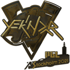 Sticker | YEKINDAR (Gold) | Stockholm 2021 image