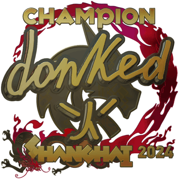 Sticker | donk (kulta, mestari) | Shanghai 2024
