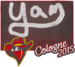 Sticker | yam (Foil) | Cologne 2015 image