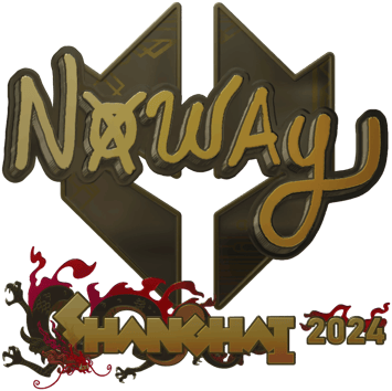 Sticker | noway(黃金)| Shanghai 2024