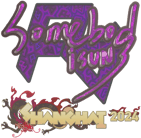Sticker | somebody (Holo) | Shanghai 2024 image