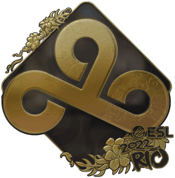 Sticker | Cloud9 (Gold) | Rio 2022
