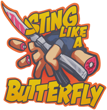 Sticker | 나비처럼 쏘다