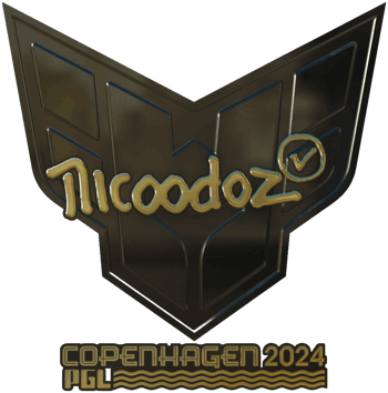 Sticker | nicoodoz(금박) | 코펜하겐 2024