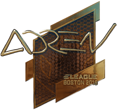 Sticker | AdreN（黃金）| Boston 2018