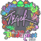 Sticker | Tiger (Holo) | Budapest 2025 Sticker | Tiger (Holo) | Budapest 2025 image