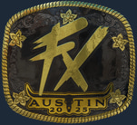 Sticker | Fluxo (Gold) | Austin 2025 image