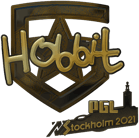 Sticker | HObbit (Gold) | Stockholm 2021 image