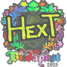 Sticker | HexT (Holo) | Budapest 2025 Sticker | HexT (Holo) | Budapest 2025 image