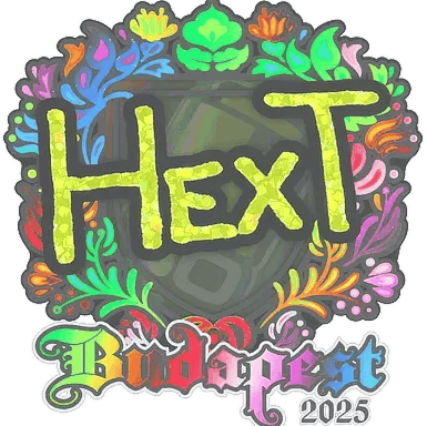 Aufkleber | HexT (Holo) | Budapest 2025