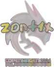 Sticker | zont1x (Holo) | Copenhagen 2024 image