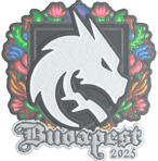 Sticker | Team Spirit (Embroidered) | Budapest 2025