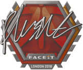 Sticker | flusha | London 2018 image