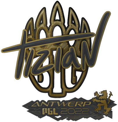 Sticker | tiziaN(금박) | 안트베르펜 2022
