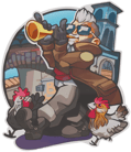 Sticker | Chicken Whisperer image