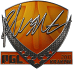 Sticker | flusha (Foil) | Krakow 2017 image