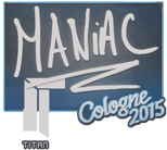 Sticker | Maniac | Cologne 2015 image