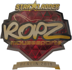 Sticker | ropz (Gold) | Berlin 2019 image