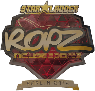 Sticker | ropz（黃金）| Berlin 2019
