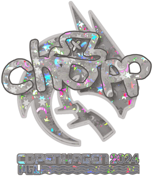 Sticker | chopper (Glitter) | Copenhaga 2024