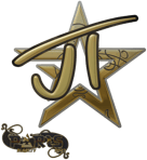 Sticker | JT (Gold) | Paris 2023