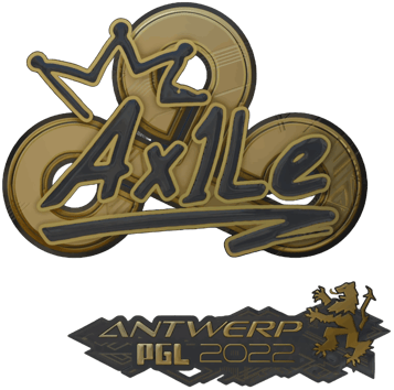 Sticker | Ax1Le (Vàng) | Antwerp 2022