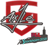 Sticker | Ax1Le | Stockholm 2021
